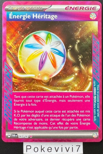 Carte pokemon energie heritage - carte,